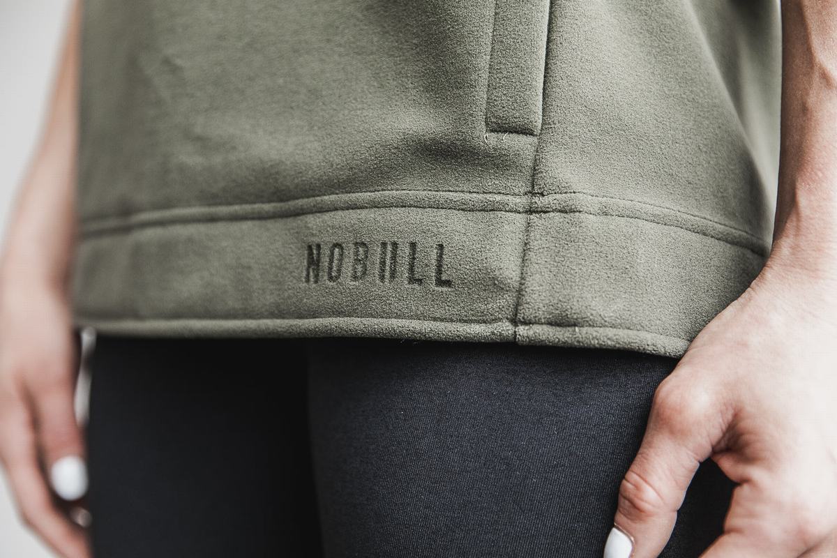 Nobull Arctic Sleeveless Cowl Women's Sweatshirts Green | Australia (IB0725)